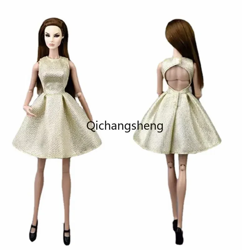 

11.5" Doll Outfits Little Princess Dress For Barbie Clothes For Barbie Dolls Accessories Backless Gown 1/6 BJD Dollhouse Toy 1:6