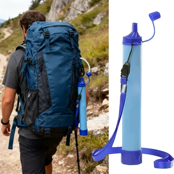 เครื่องกรองน้ำแบบพกพาสำหรับการปีนเขาและเหตุฉุกเฉิน สำหรับการเอาชีวิตรอดและการตอบสนองต่อภัยพิบัติ ให้ได้น้ำดื่มที่เชื่อถือได้ 1