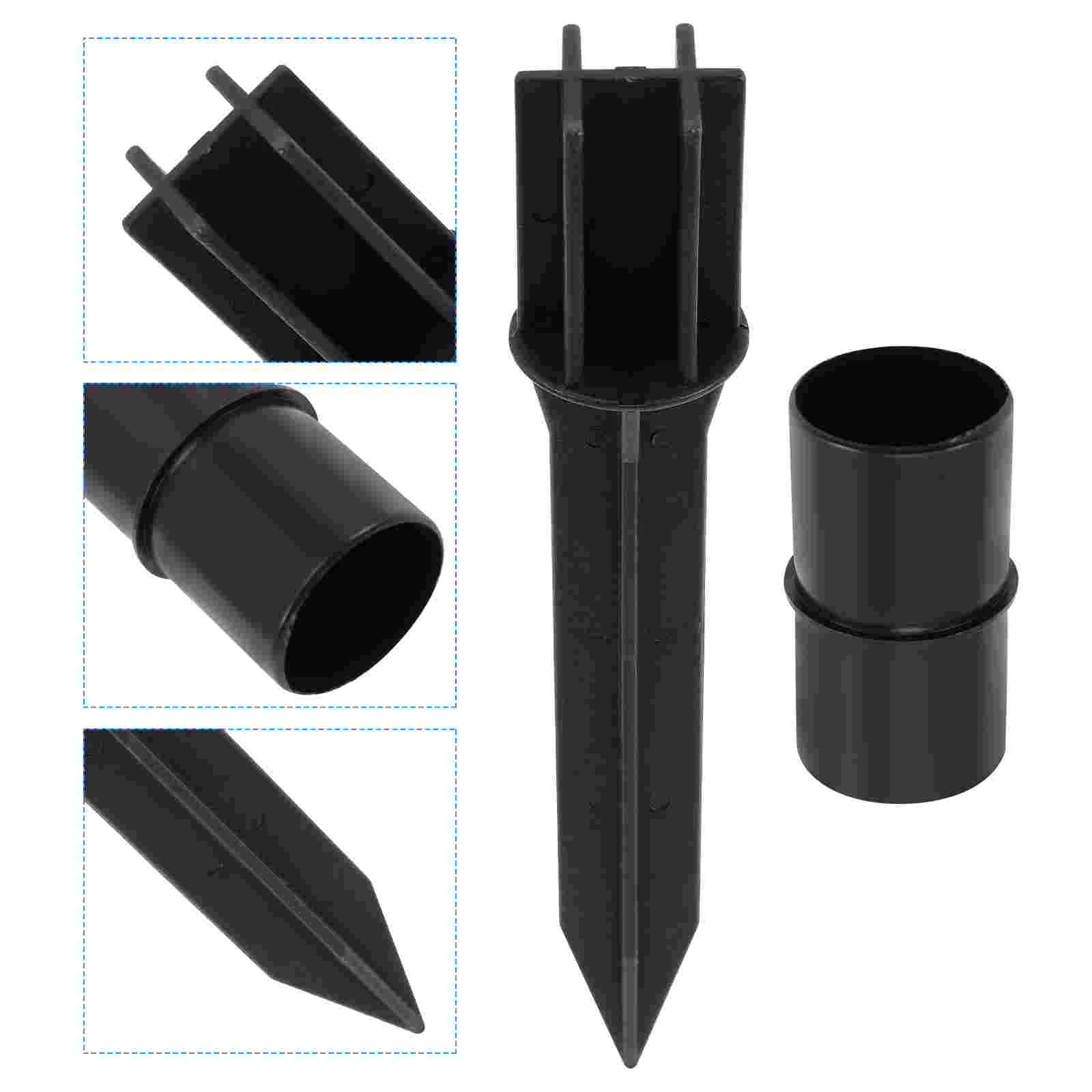 

4pcs Landscaping Stakes Path Light Stakes and Light Link Buckles Replacement Solar Light Parts