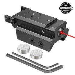 Red Dot Laser Sight Tactical 20mm Standard Picatinny Weaver Rail Classic Black Style For Pistol Handgun Gun Rifle