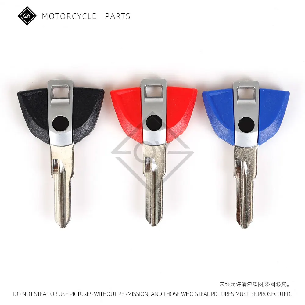 3개 로고가 있는 고품질 오토바이 교체용 키 블랭크 미가공 블레이드 엠브리오, BMW G310 G310R C650 GS G 310 G310 R GS에 호환 가능