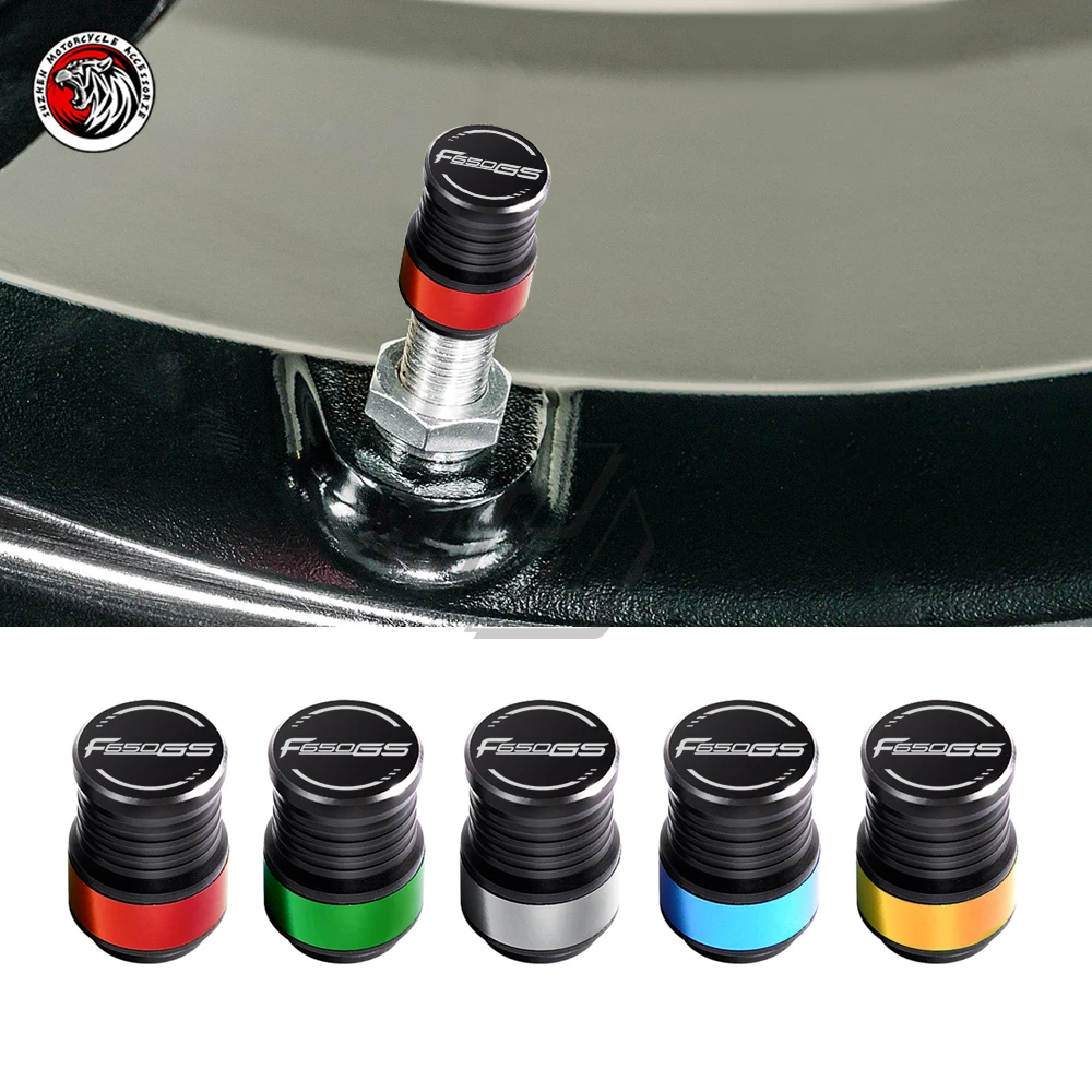 Motorcycle Vehicle Wheel Tire Valve Stem Caps Fits For Bmw Motorrad F650Gs All Year