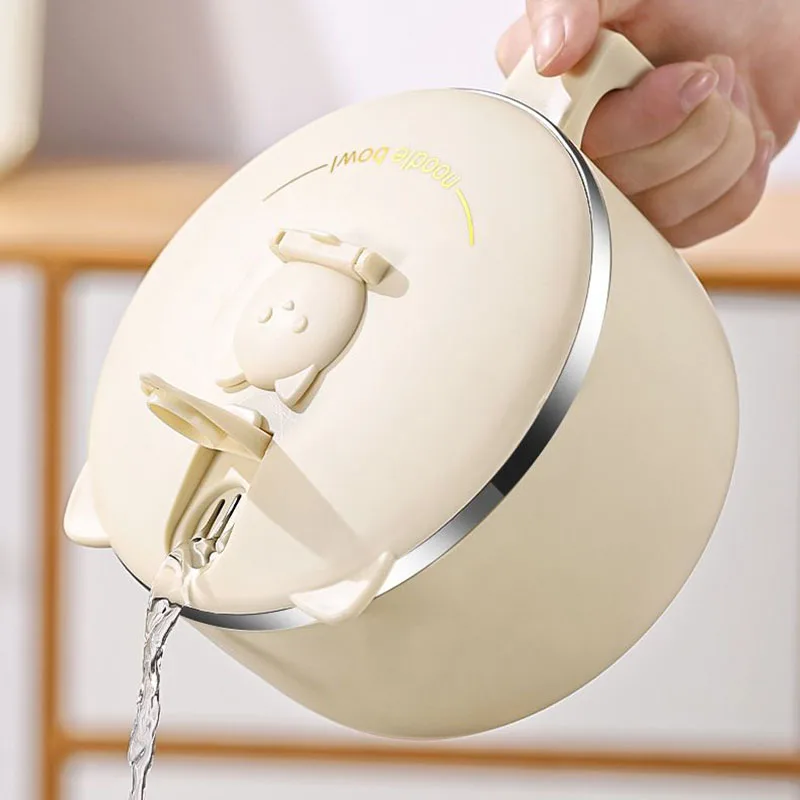 304 스테인리스 스틸 대용량 라멘 그릇, 인스턴트 국수 그릇, 컵 보관, 예쁜 디너 접시, 도시락 용기 Best5 304 스테인리스 스틸 대용량 라멘 그릇, 인스턴트 국수 그릇, 컵 보관, 예쁜 디너 접시, 도시락 용기 Best5