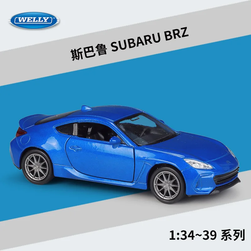 Welly 1:36 Subaru Subaru Brz Mock-up Of The Finished Alloy Car