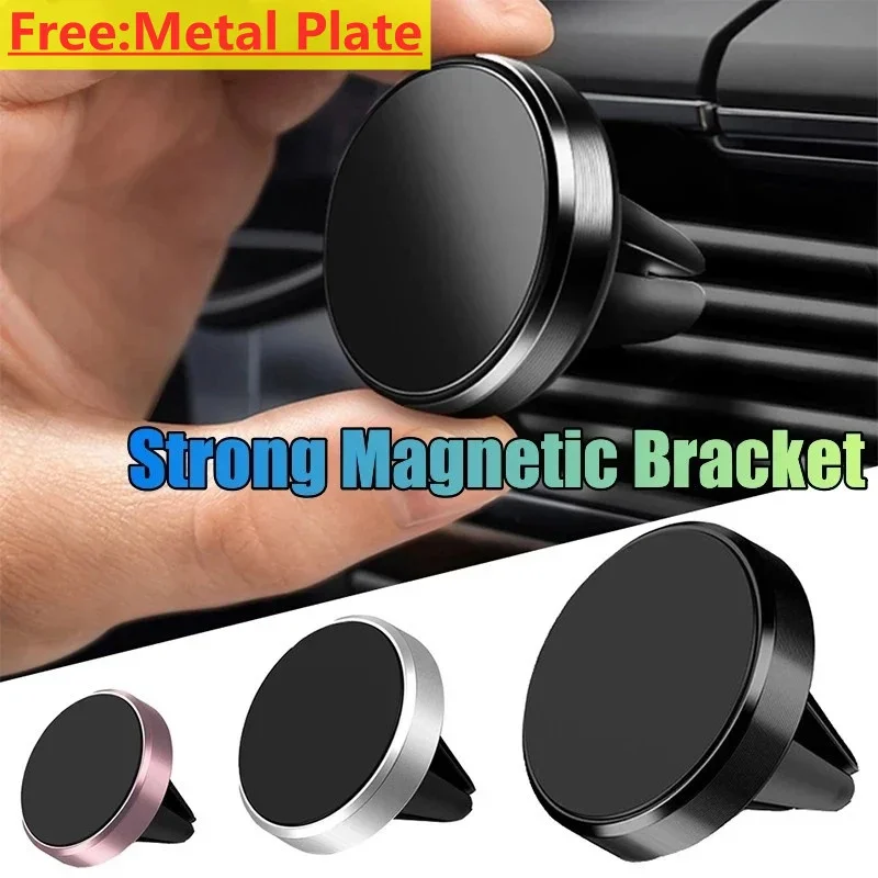 Magnetic phone holder car stand magnet cellphone bracket for iPhone 15 14 13 12 Huawei Xiaomi