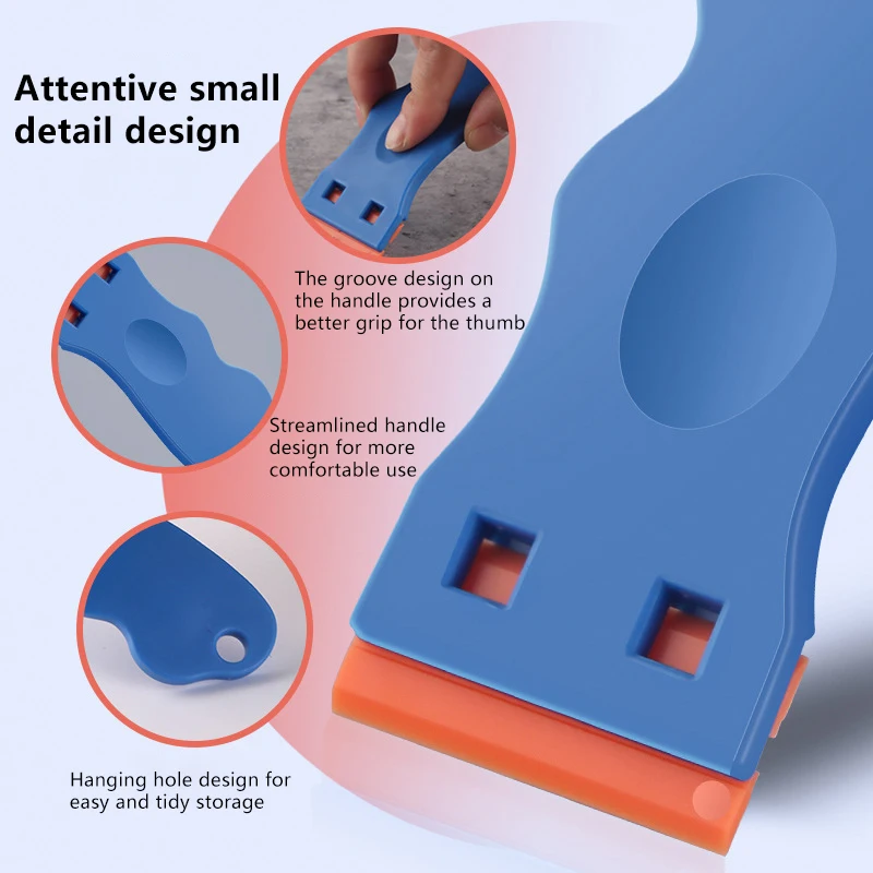 네일 아트 스크레이퍼 프렌치 매니큐어 스탬프 플라스틱 스크레이퍼 이동식 청소 삽 접착제 스티커 네일 아트 액세서리 용 도구