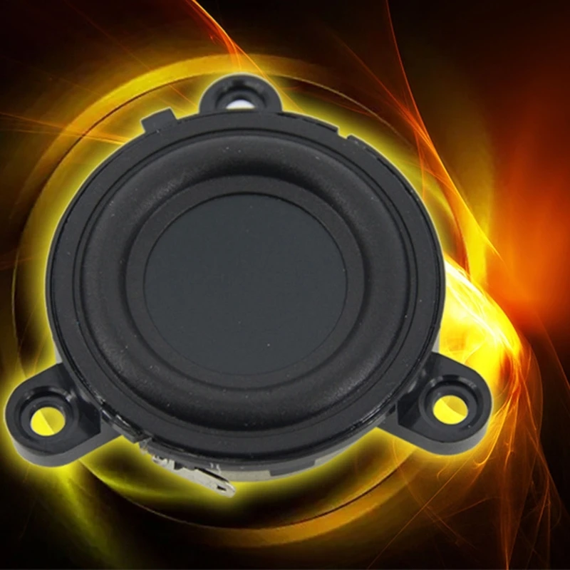 Midrange Speaker Hifi 1.75inch 40mm 60W 3.2Ohm Speaker Midrange Home Rubber Side DIY Sound System Replacement