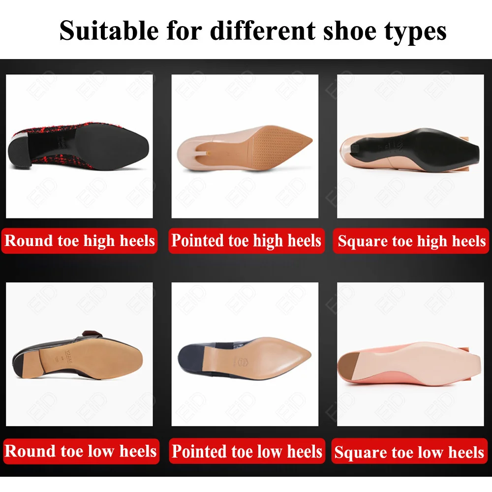 Selbstklebender Schuhsohlenschutzaufkleber für Damen und Herren, hoher Absatz, verstellbarer Bodengriff, Schuhschutzhose, Außensohle, Einlegesohle – Detail 6