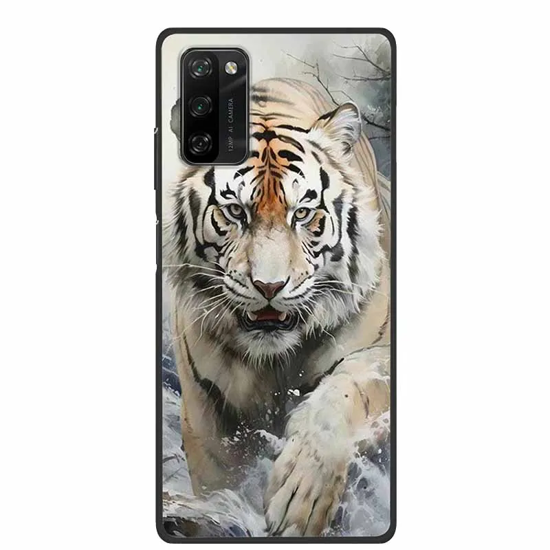 Stylish Black Silicone Phone Case - 6.67 Fashion Soft Back Cover