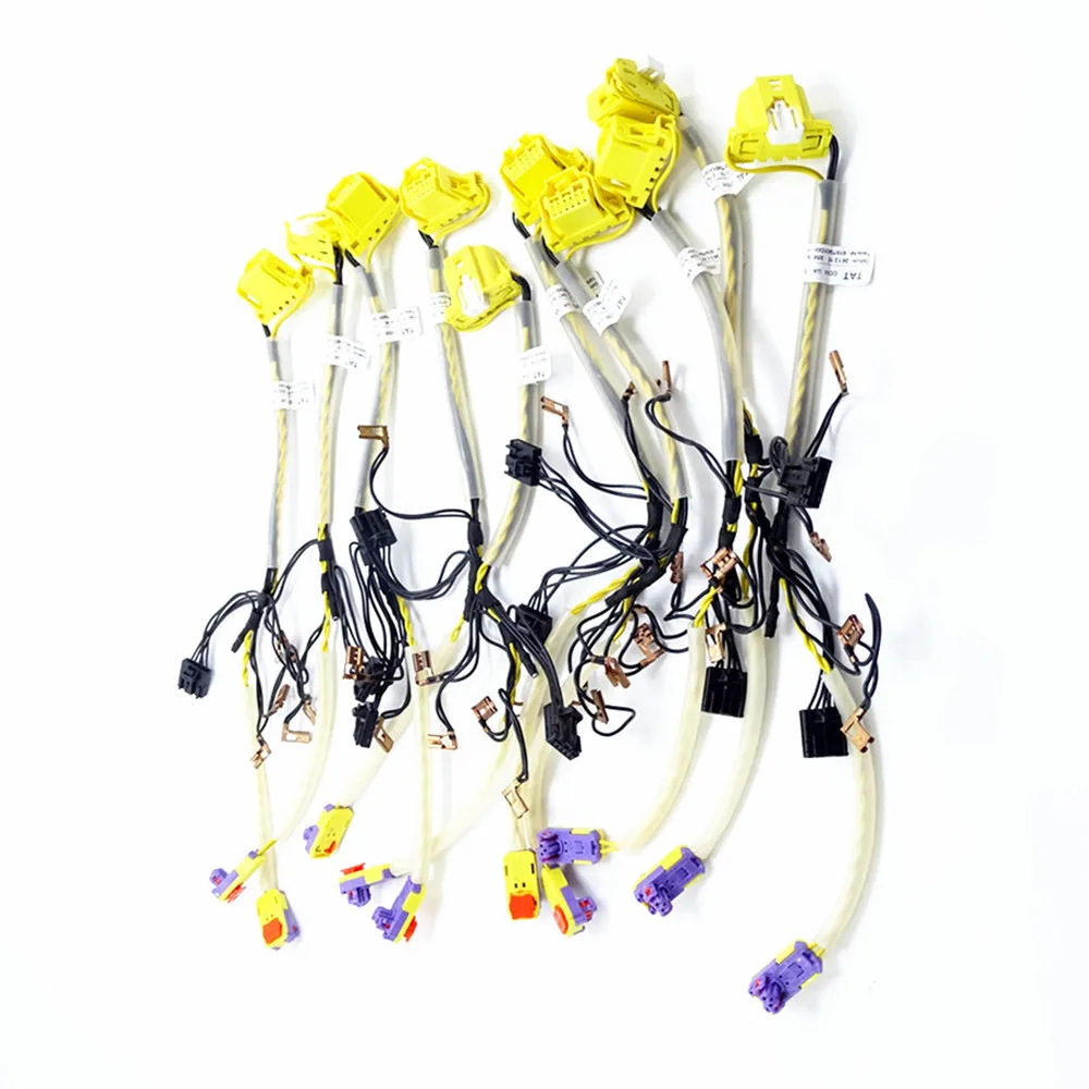 10Pcs Low Car Low Con Volante Multifunzione Cablaggio Cavo Adattatore Spina Per Vw Jetta 5 Golf 6 5K0 971 584C