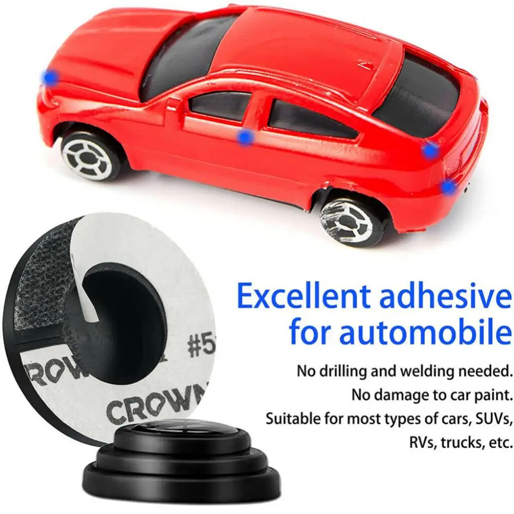 Car Door Stickers 10Pcs Shock Absorber Silicone Protection Universal Pad Car Door Shock Gaskets Car Exterior Accessories