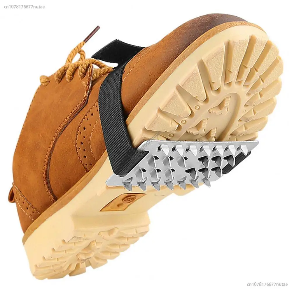

2024 1 Pair 26-Tooth Ice Claws Crampons Non-Slip Stainless Steel Shoe Covers for Outdoor Climbing Snow Activities Accessories