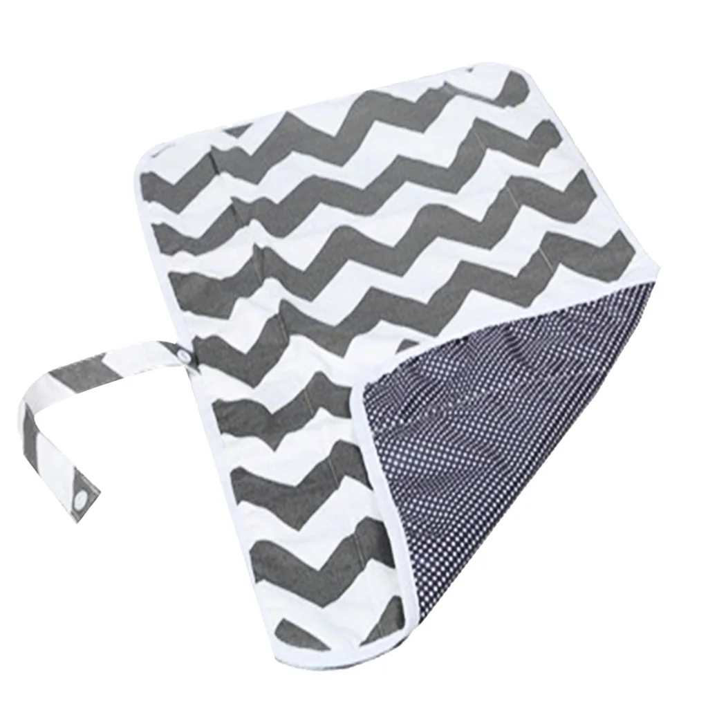 Travel Changing Pad-Cotton Waterproof Baby Diaper Changing Pad for Girls Boys