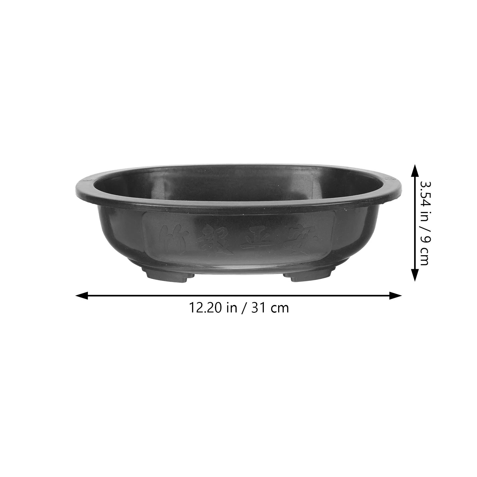6PC Töpfe Pflanzer Bonsai Blume Sukkulenten Container Kindergarten Pflanzer Ausbildung Tablett Blumentopf Loch Entwässerung Garten Baum Große_voghion.com