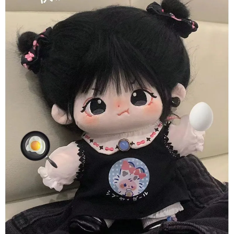 

20cm Kawaii Plush Human Doll Figure Baby Doll Cute Face Cute Cotton Body Dolls Stuffed Plushies Toys Gift for Kids Girlfriend