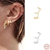 Aide Cross Ear Cuff Non Pierced Earrings for Women 925 Sterling Silver Micro Pave CZ Small Clip on Earrings Cartilage Jewel 1PC 3