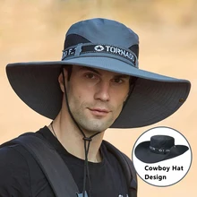 

New Summer Bucket Hat For Men Women Outdoor Fishing Hiking Sun Cap Waterproof Quick-drying Breathable Anti-UV Fisherman's Hat
