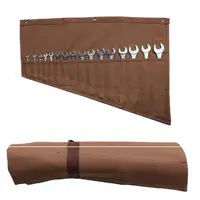 Pegboard Tool Organizer Space-saving Tool Organizer Tool Storage Bag with 16 Pockets Waterproof Wrench Roll for Capacity 1