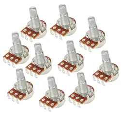 B500k 18mm Electric Guitar Control Potentiometer Shaft Pack of 10