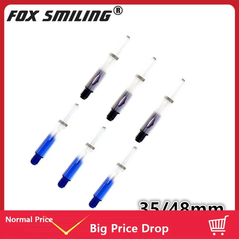 

Fox Smiling Blue Black 35/48mm Nylon Plastic Darts Shafts 2BA For Professional Dardos Accessories