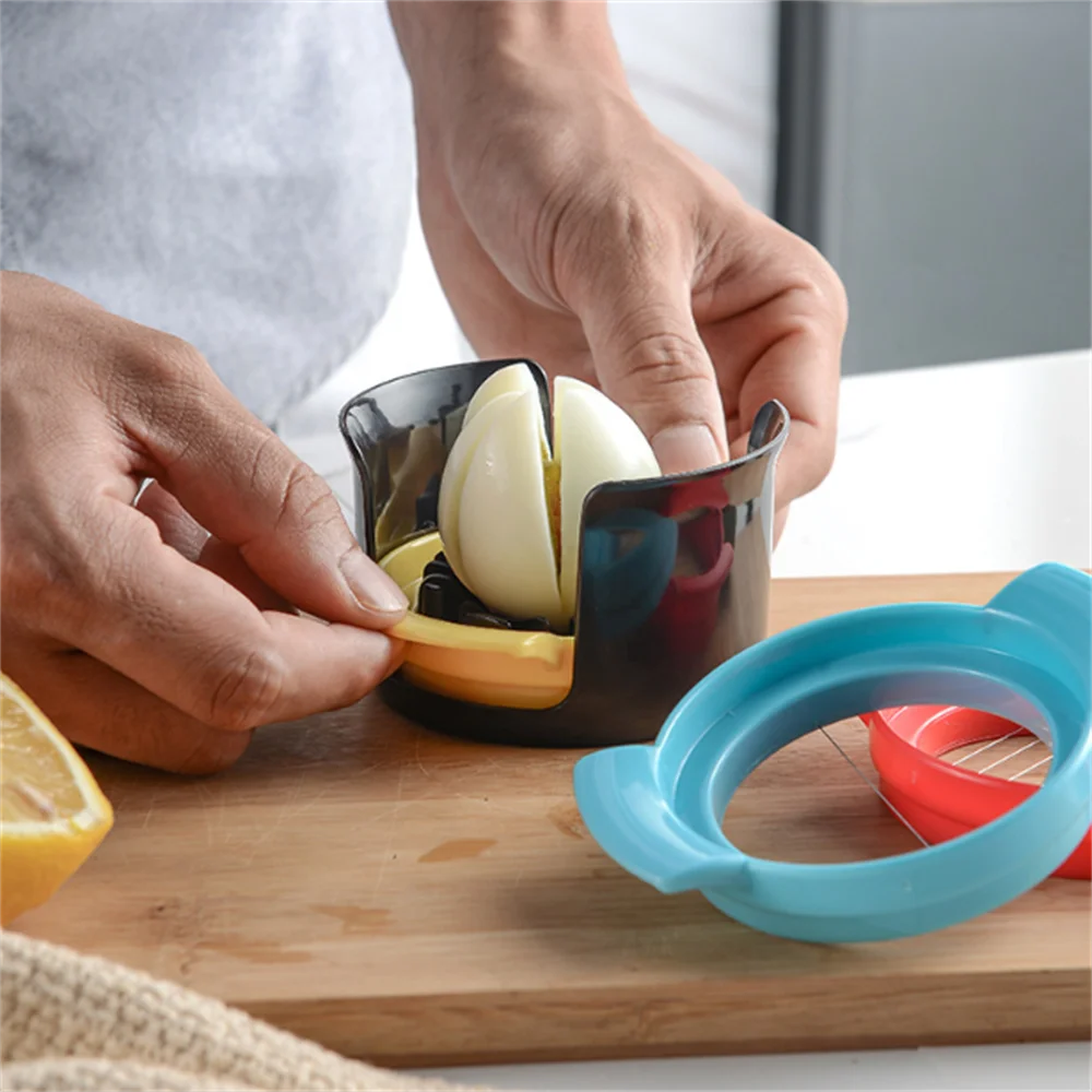 New Multi-Function Fancy Shape Slicer Three-In-One and Four-In-One Egg Small Fruit Soft Material Slicing Cutting Food For Child