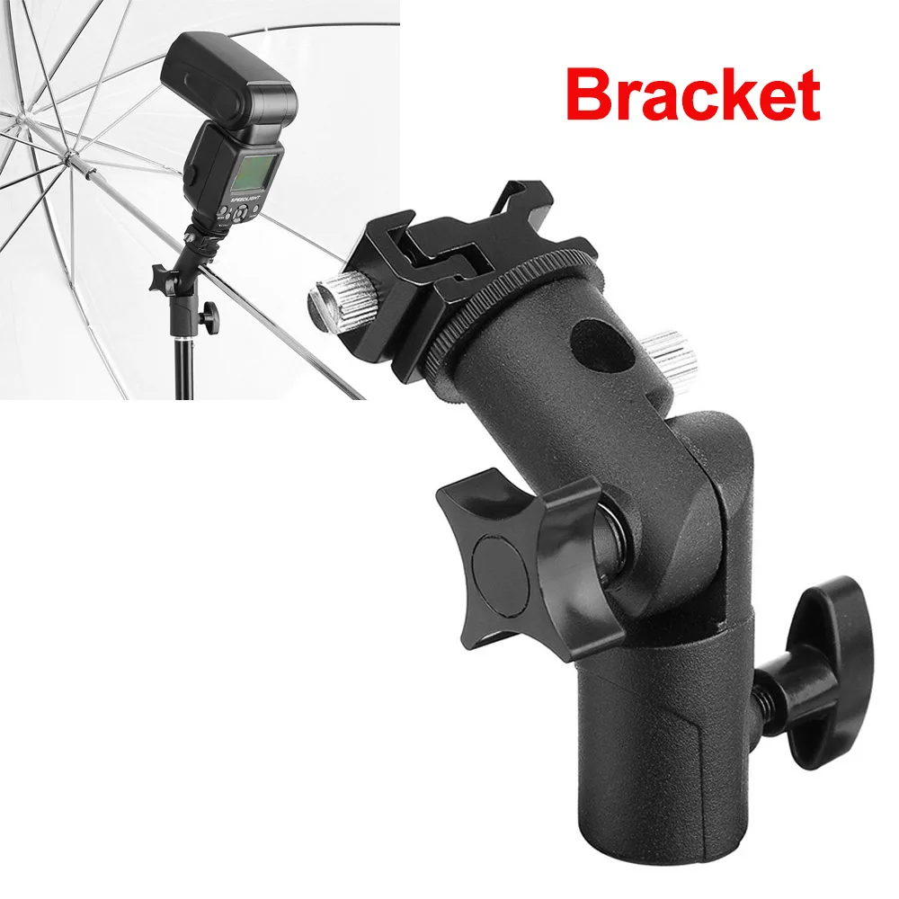 Universal Flash Hot Shoe Umbrella Holder Mount Adapter for Studio Light