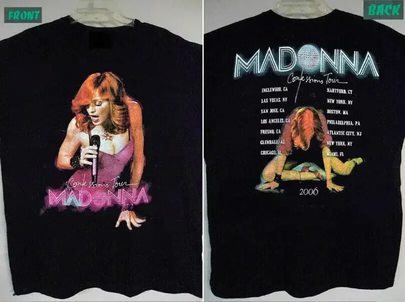 Madonna Confessions Tour Tシャツ 2006 Madonna Confessions on a