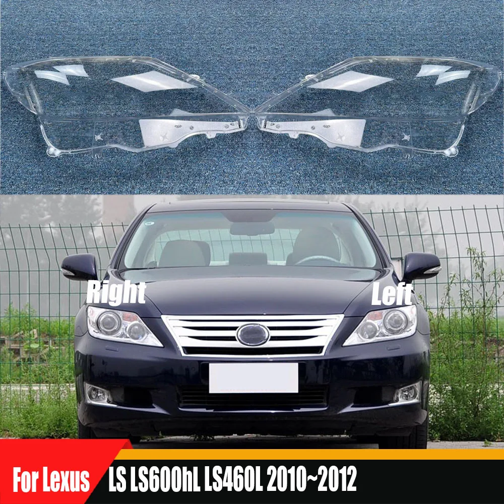 

For Lexus LS LS600hL LS460L 2010~2012 Front Headlamp Cover Lamp Shade Headlight Shell Lens Plexiglass Replace Original Lampshade