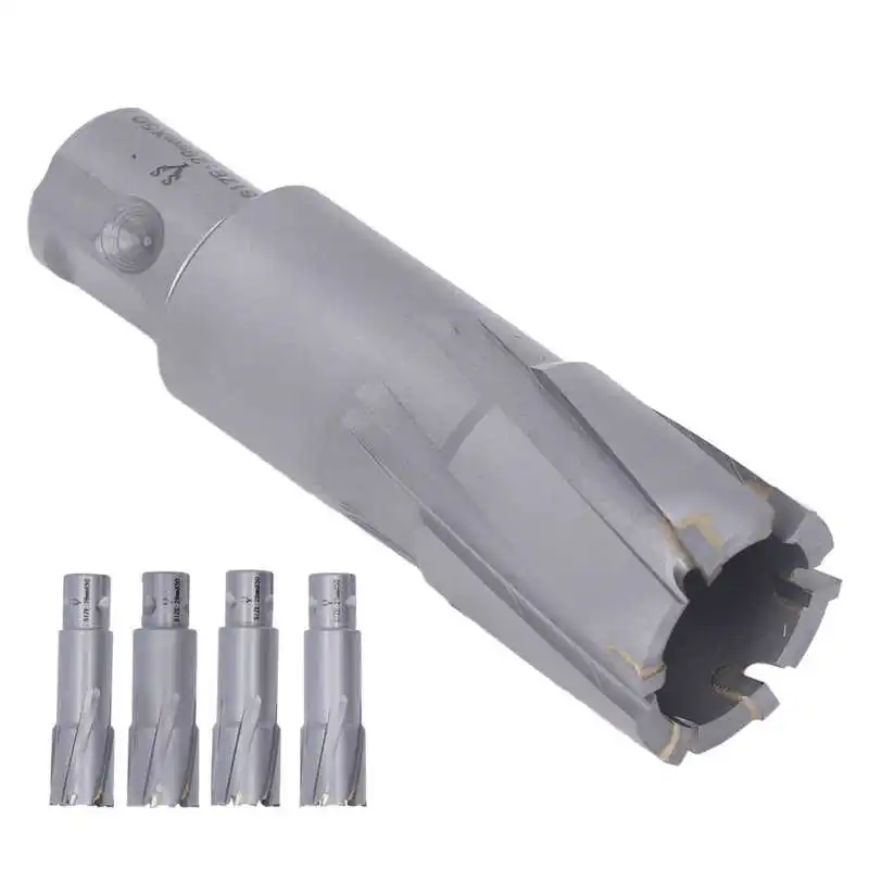 

Hollow Drill Bit Hole Saw Bit 50MM Drilling Depth Wear Resistant for Metal Plates