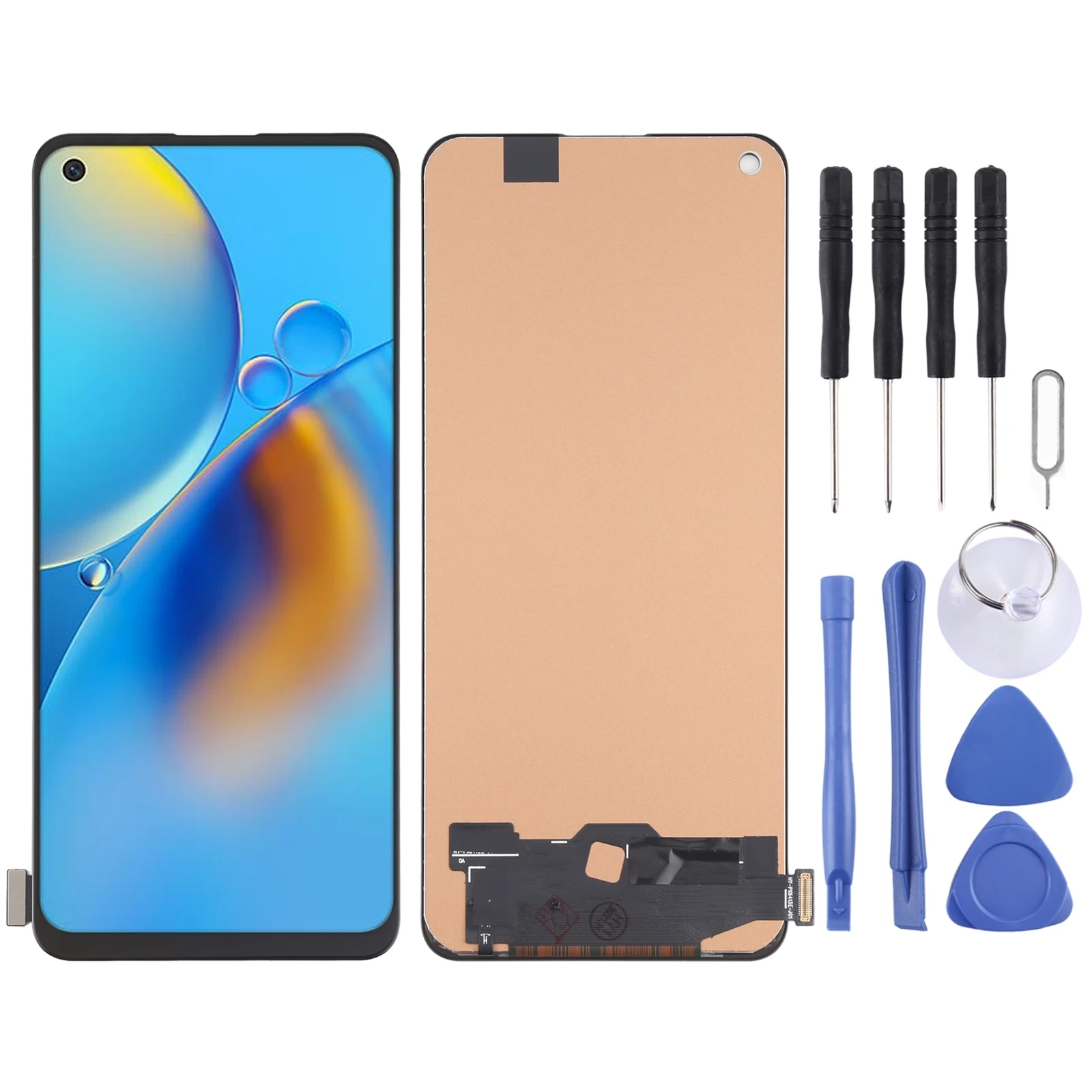 TFT ЖК-экран для OPPO F19 / F19 Pro / F19 Pro + 5G CPH2219 CHP2219 CPH2285 CPH2213 (не поддерживает распознавание отпечатков пальцев)