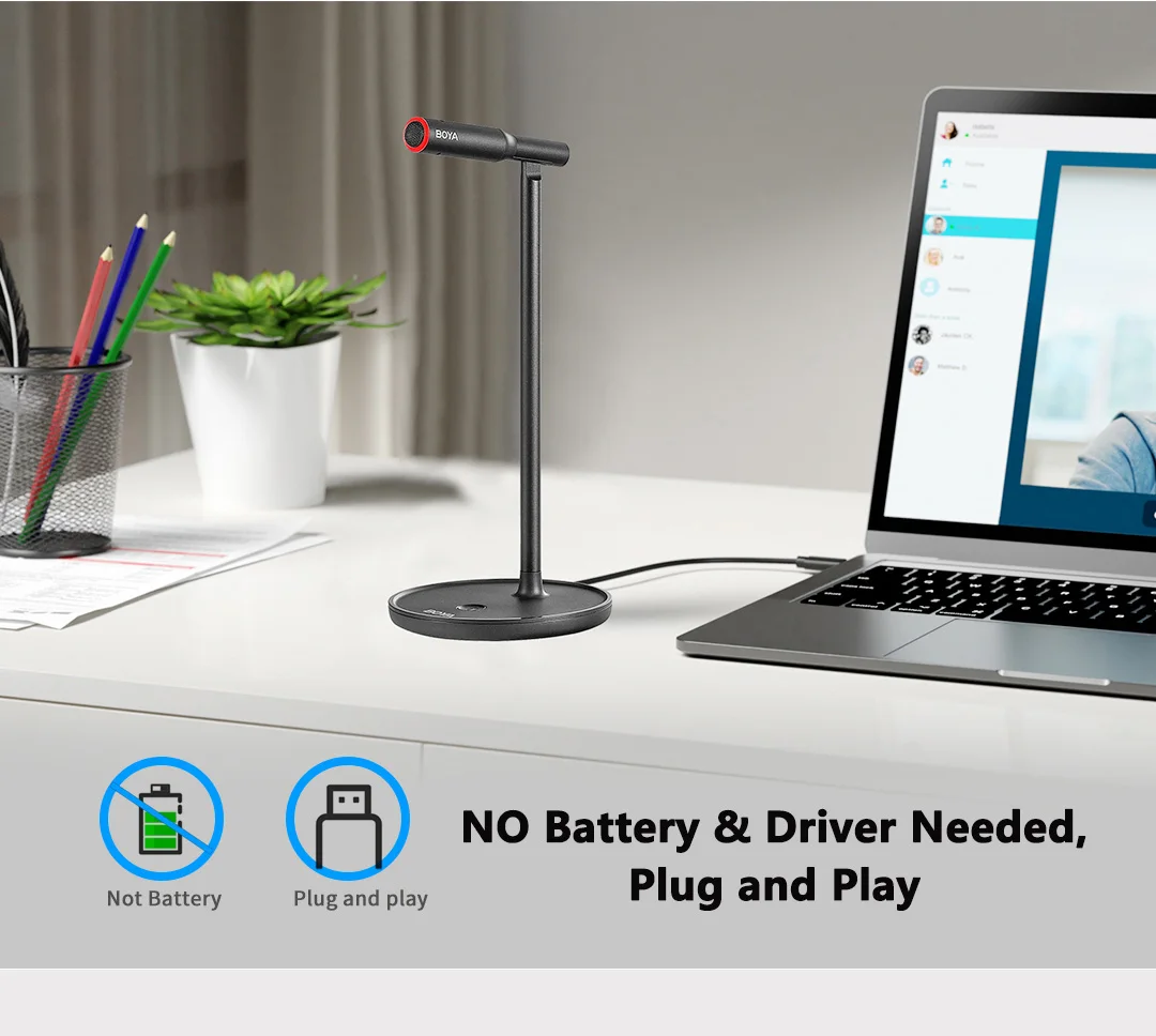 Boya BY-CM1 Desktop USB Microphone in Bangladesh