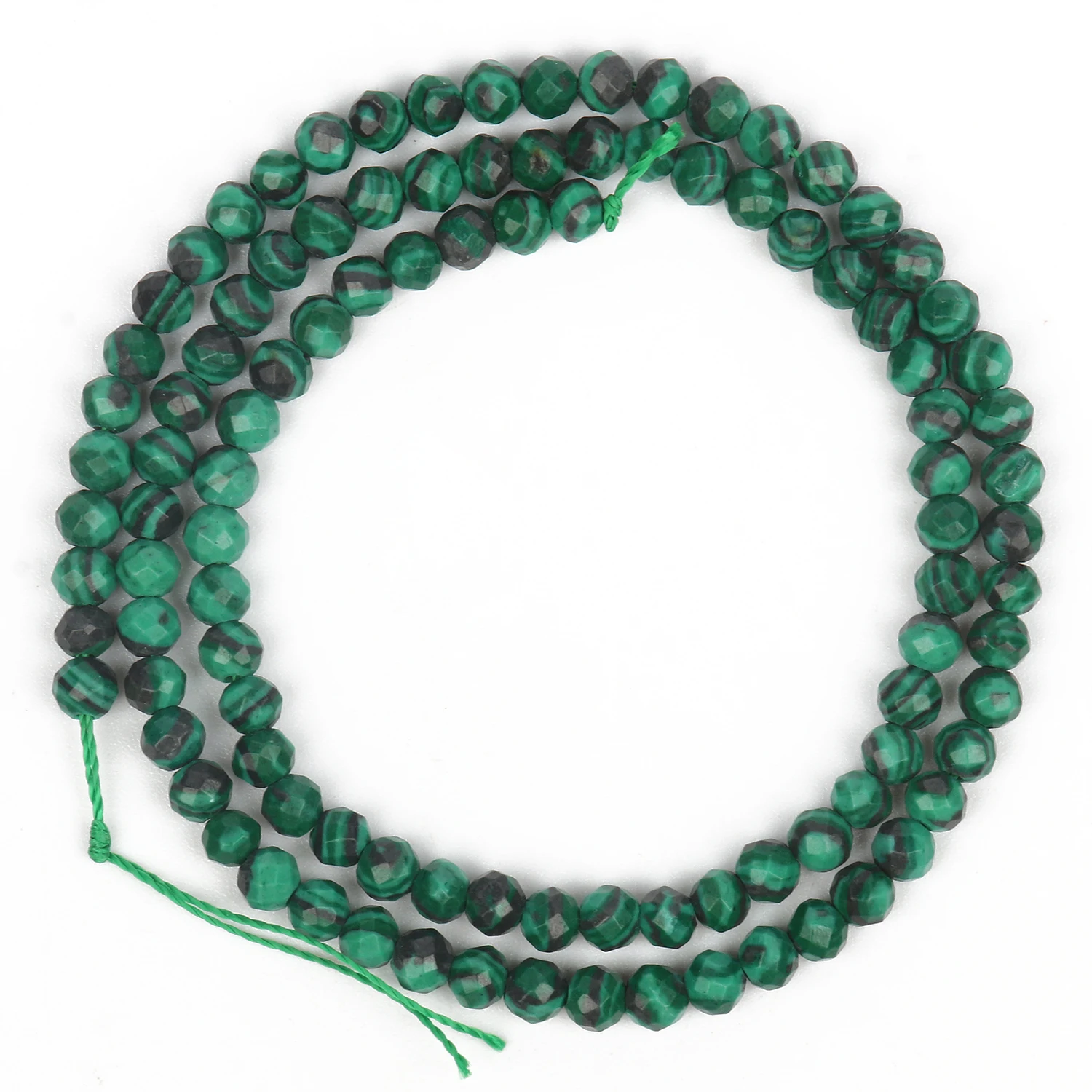 Natural stone Faceted Small Beads Green malachite Loose isolation Beads for jewelry  making DIY bracelet accessories 2 3 4mm - AliExpress