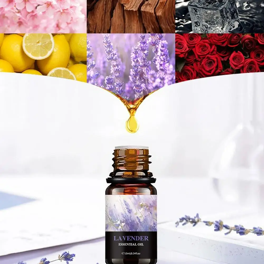 Aromatic Bliss Essential Oil Blend - 10ml Eucalyptus, Lavender, Bergamot, Vanilla, and Peppermint