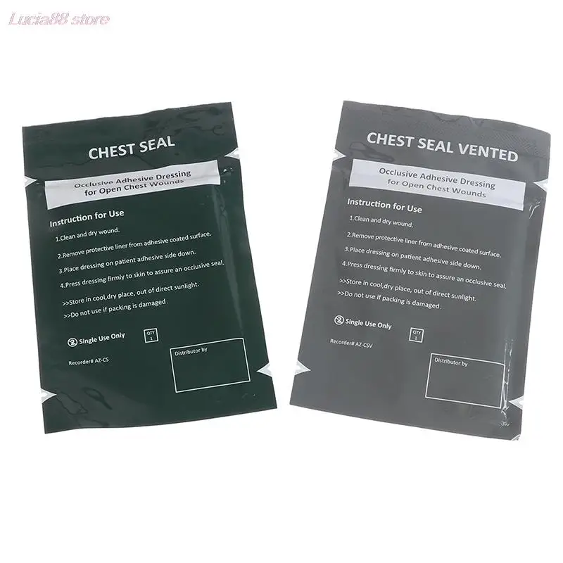 Chest seal 1pc North American Rescue Hyfin Chest Seal Medical