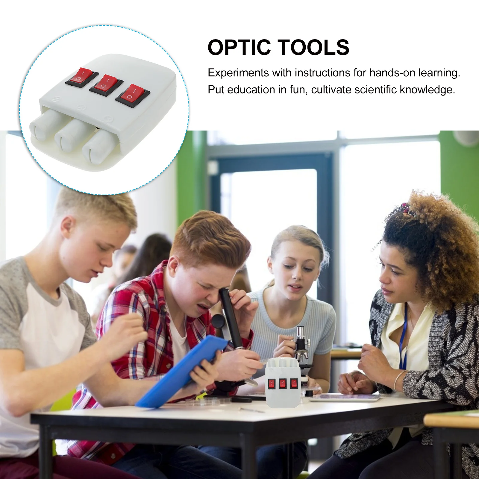 Three Light Source Apparatus Three Way Semiconductor Physics Lab Teaching Instruments Optics Equipment Educational Supplies
