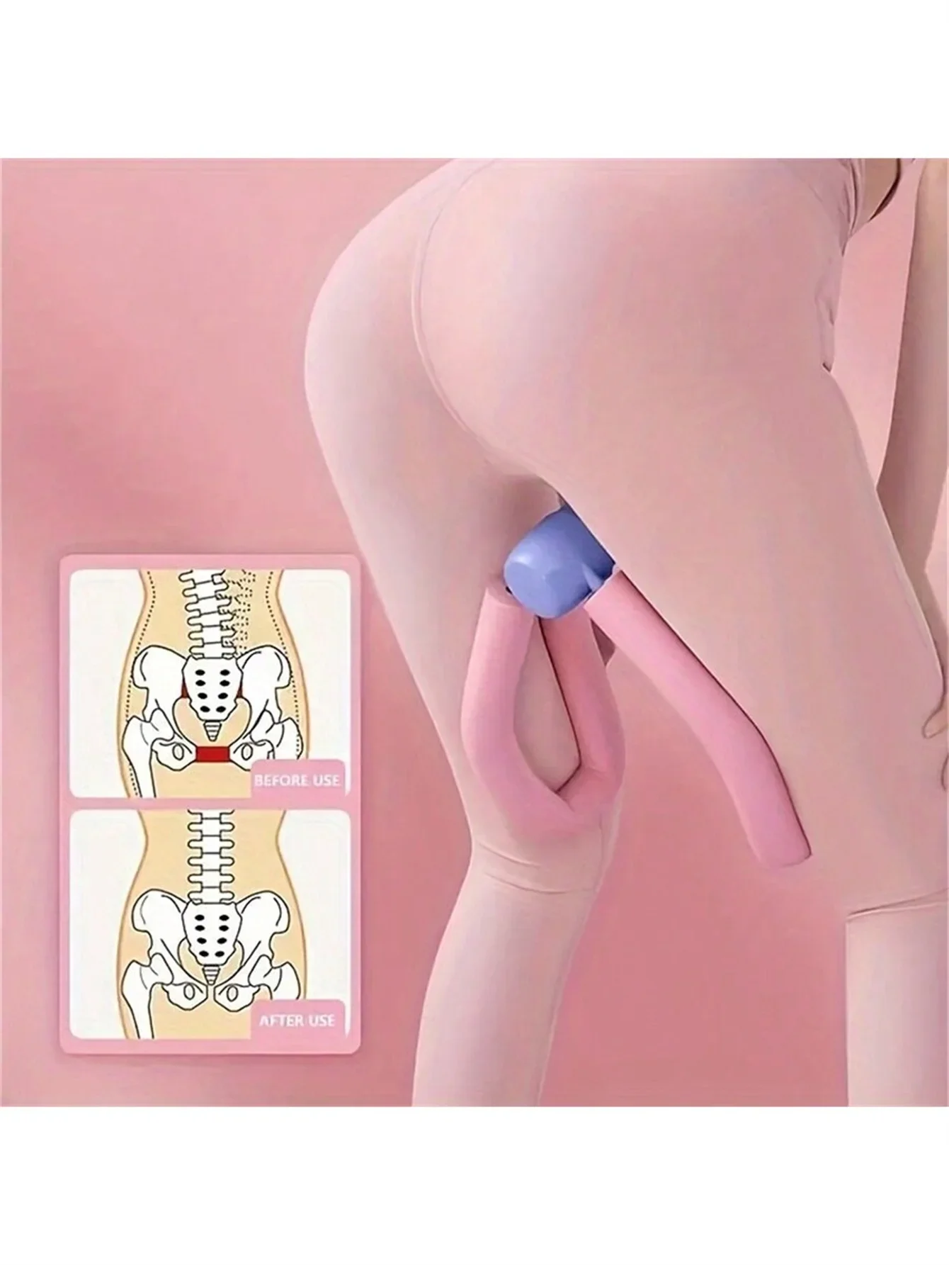 Pelvic Floor Muscle Trainer and Thigh Exerciser for Postpartum Recovery Body Shaping and Leg & Butt Training Strengthen Muscle Trainer Exerciser