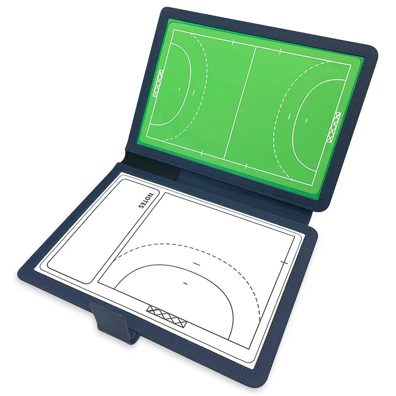 Folding handball coaching board double-sided magnetic writable erasable game training portable strategy board 12.6&times;9.6in