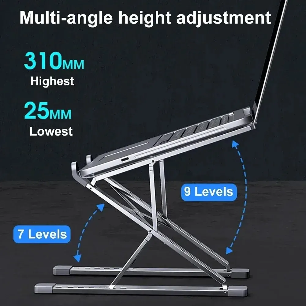 Laptop Stand NEW N8 Adjustable Aluminum For Macbook Tablet Notebook Table Cooling Pad Foldable Holder