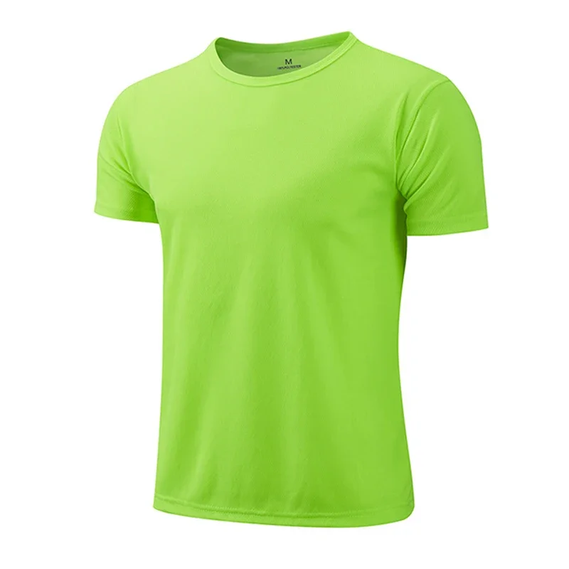T-shirt sportiva da uomo Estate Esercizio quotidiano Allenamento Top a maniche corte Maschile Palestra Fitness Corsa Atletica T-shirt ad asciugatura rapida 8 colori - immagine 5