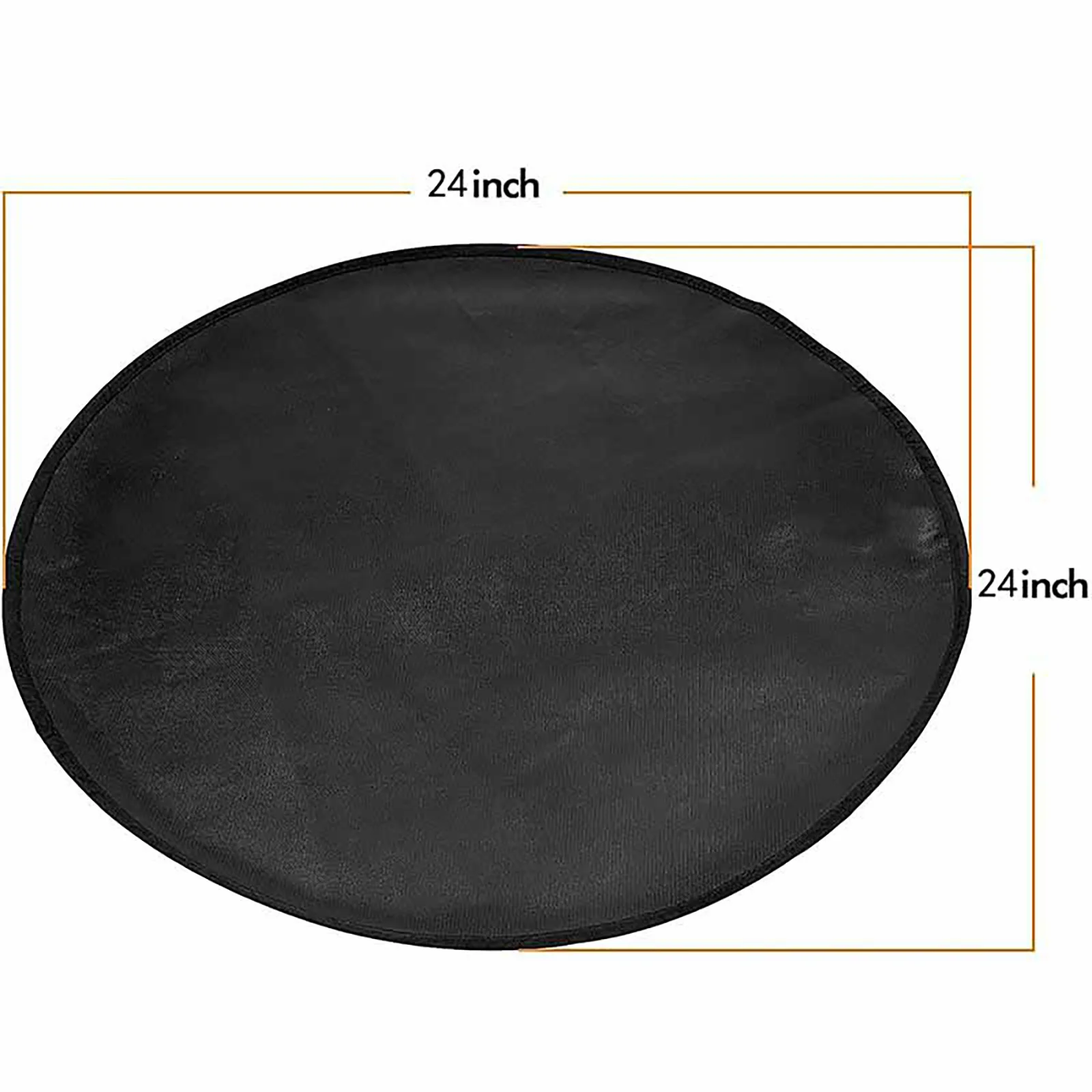 

Fireproof Camping Fireplace Cover Conditioner Mesh Central Air Fireproof HIGHEST QUALITY Heat Source Round BBQ Pad