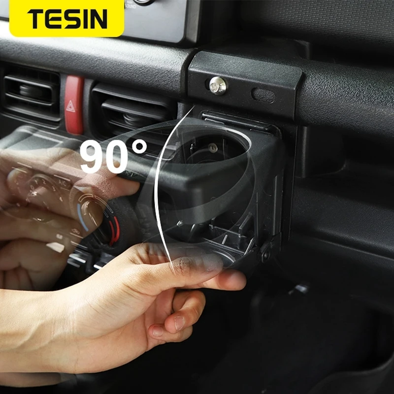 TESIN 자동차 접이식 물병 컵 홀더 브래킷 스즈키 지미니 2019 2020 2021 2022 2023 2024 2025 음료 홀더 액세서리