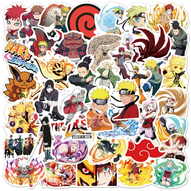 Laptop Stickers Sticker Naruto  Anime Stickers Naruto Shipuden -  10/50/100pcs Anime - Aliexpress