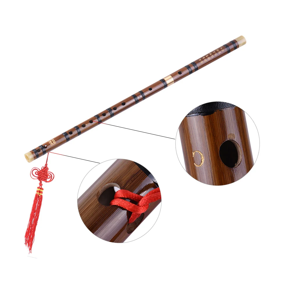 Pluggable Bitter Bamboo Flute Dizi Traditional Handmade Chinese Musical Woodwind Instrument Key C/D/G Professional Performance musical instruments