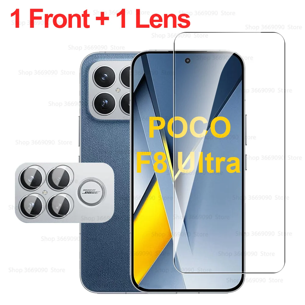 8-in-1 Camera Lens and Screen Protective Glass