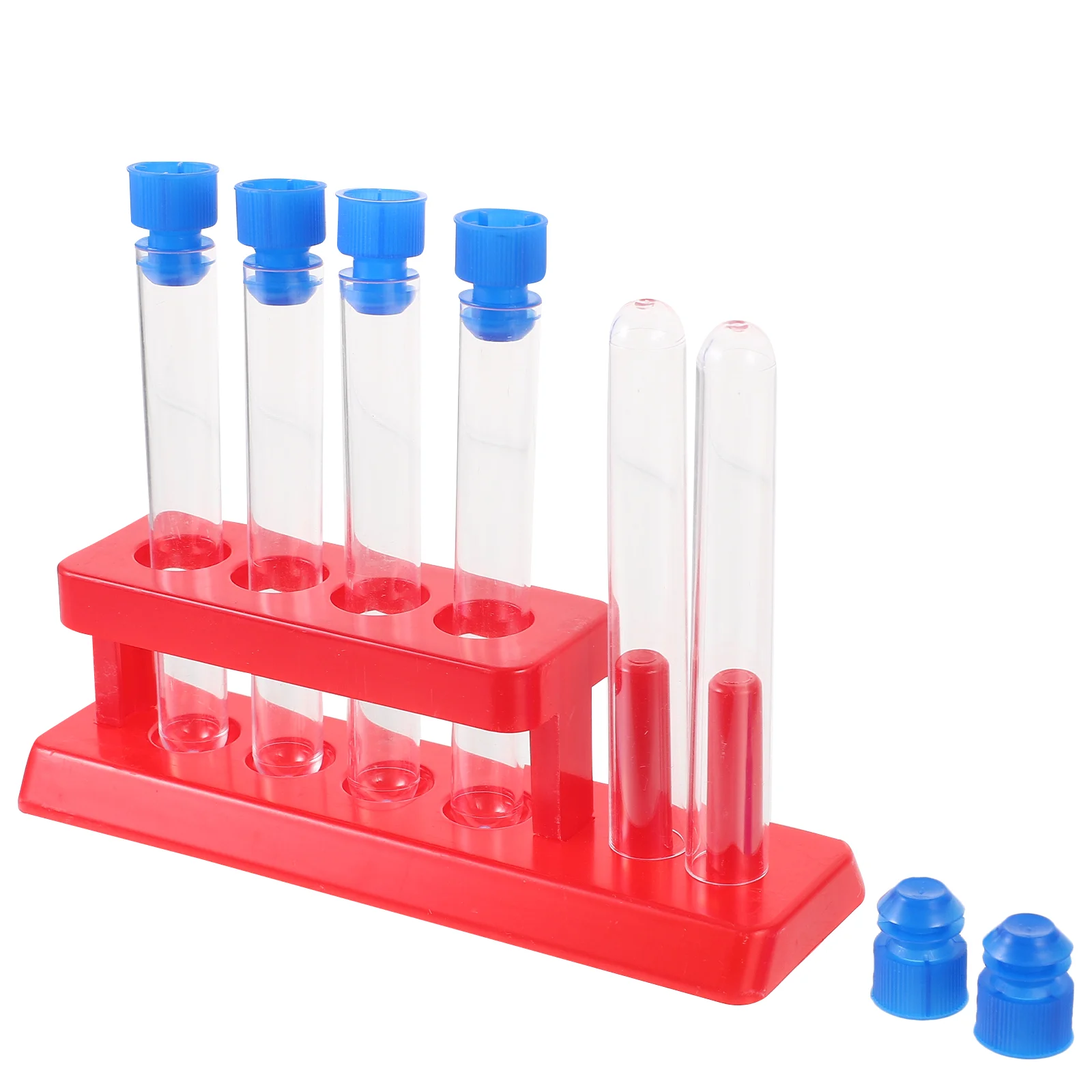 

Ibasenice Plastic Test Tubes Clear Birthday Tools Liquid Experiments Science Fine Tube Scientific Kit Caps Learning