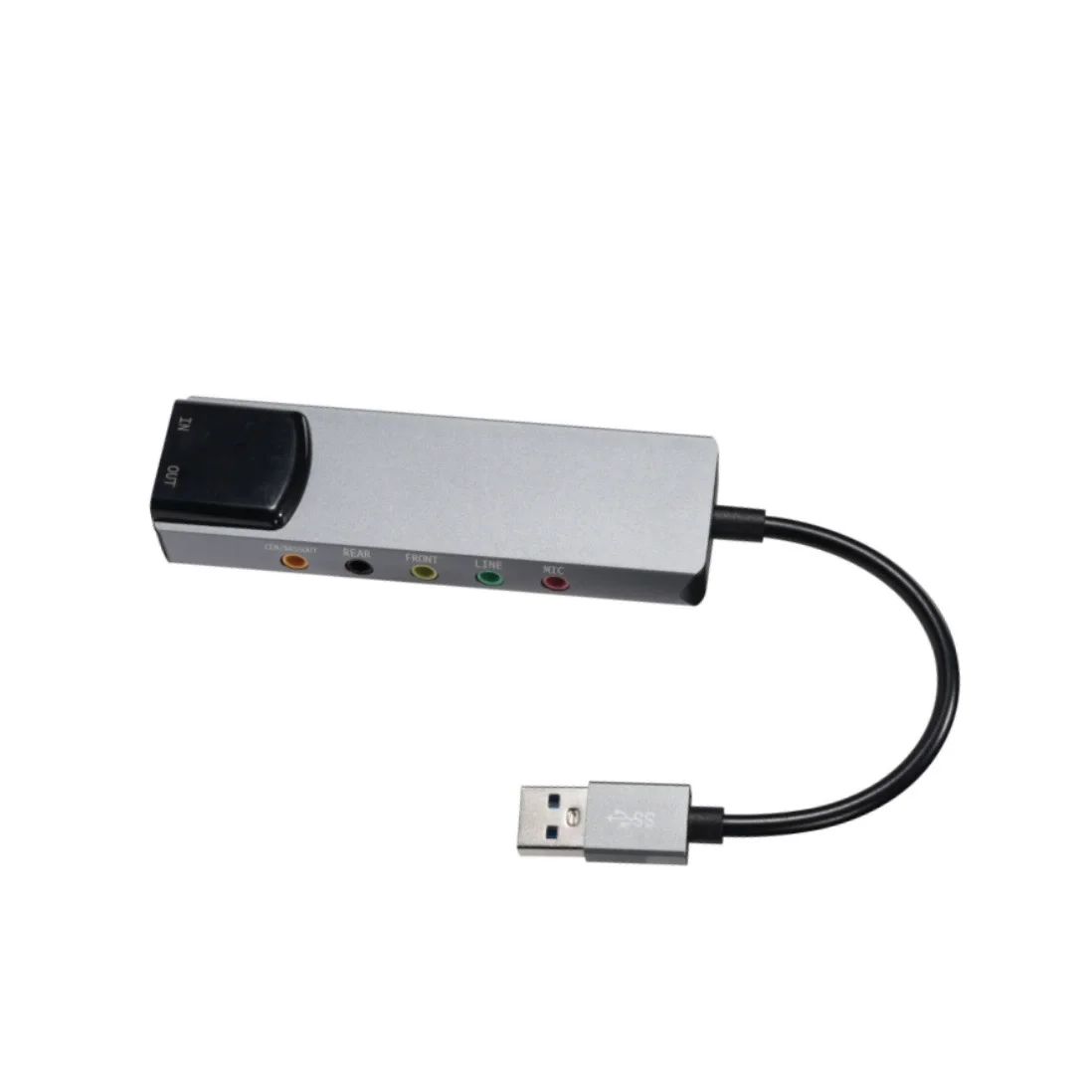 전문가용 USB 외장 사운드 카드 5.1 채널 SPDIF 오디오 어댑터 (PC 노트북용 USB 사운드 인터페이스 외장 사운드 카드)