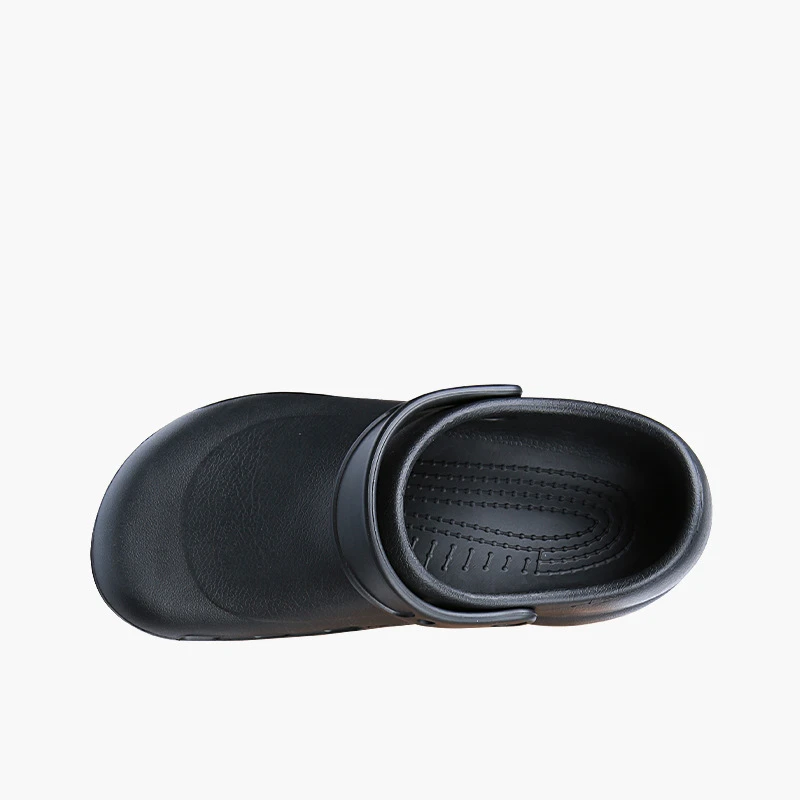 OligMen-Chaussures de chef imperméables et résistantes à l'huile pour hommes, sabots de travail de cuisine d'hôtel, chaussures de sécurité de jardin, non ald, noir, haute qualité