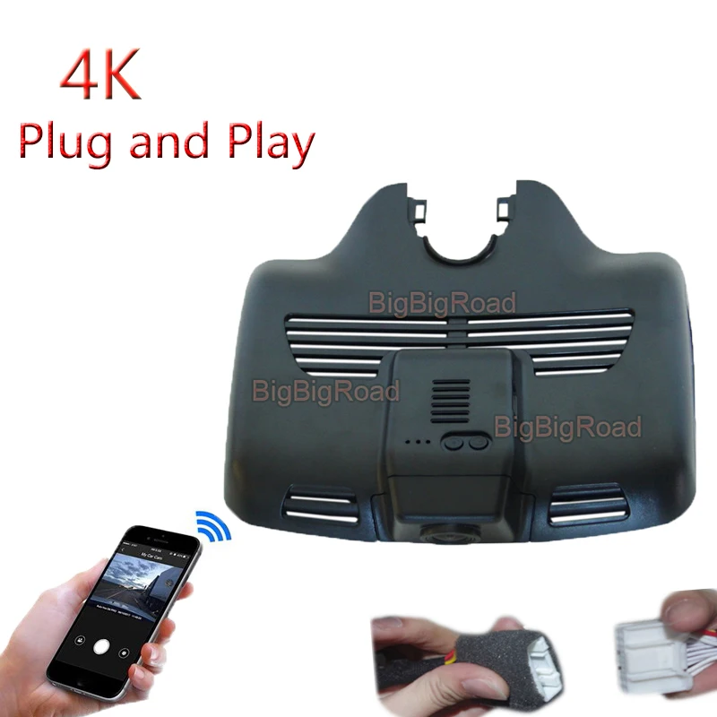 

4K Plug And Play Wifi Car DVR Dash Cam Camera For Mercedes-Benz C200 C260 / GLC 260 300 2012 2013 2014 2015 2016 2017 2018