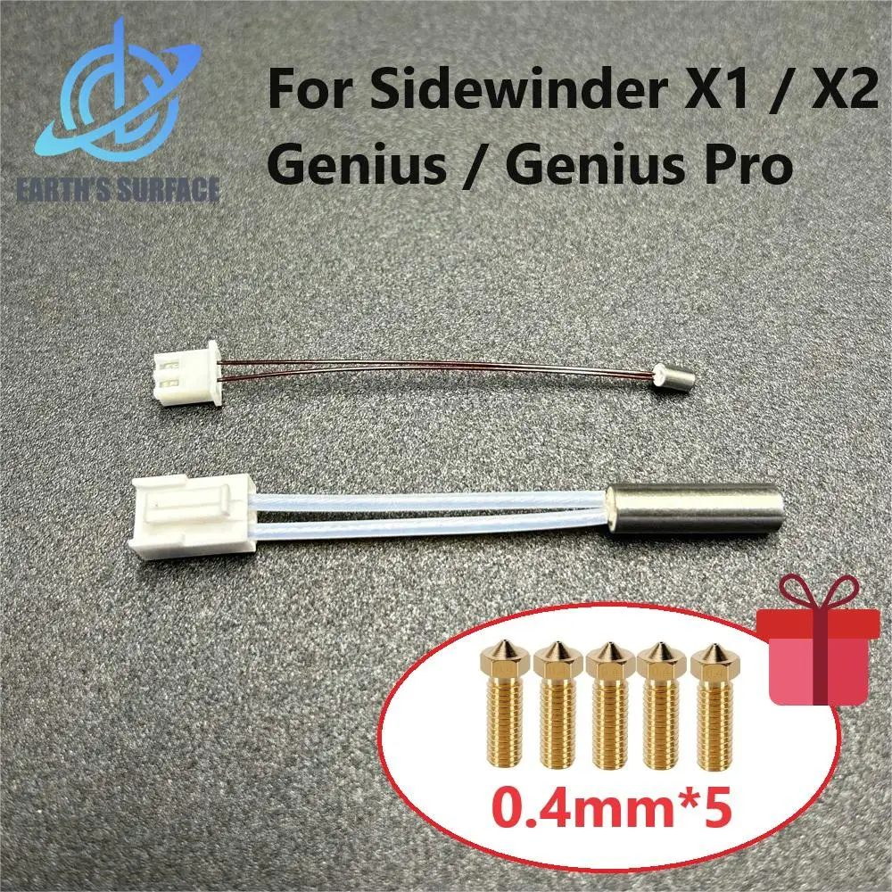 

DB-3D Printer Parts Thermistor And 24V 64W Heating Rod For Sidewinder X1/ X2 Genius/Pro Temperature Sensor Heater Cartridge Pipe