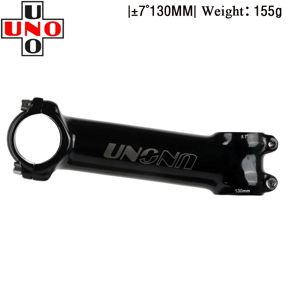 Stelo Bicicletta MTB/Bici Da Strada Ultraleggero ±17° – 130mm, Aluminio 31.8mm, Nero